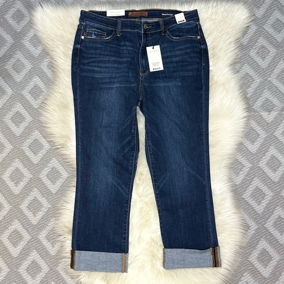 Judy Blue Mid-Rise Skinny Fit Capris NWT [M7] - Picture 4 of 10